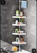 Etagère de rangement d'angle pour salle de bain